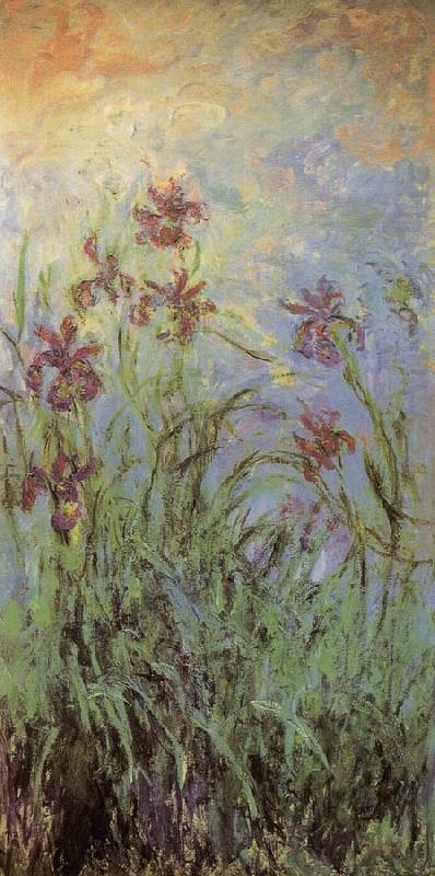Lilac Irises, Claude Monet